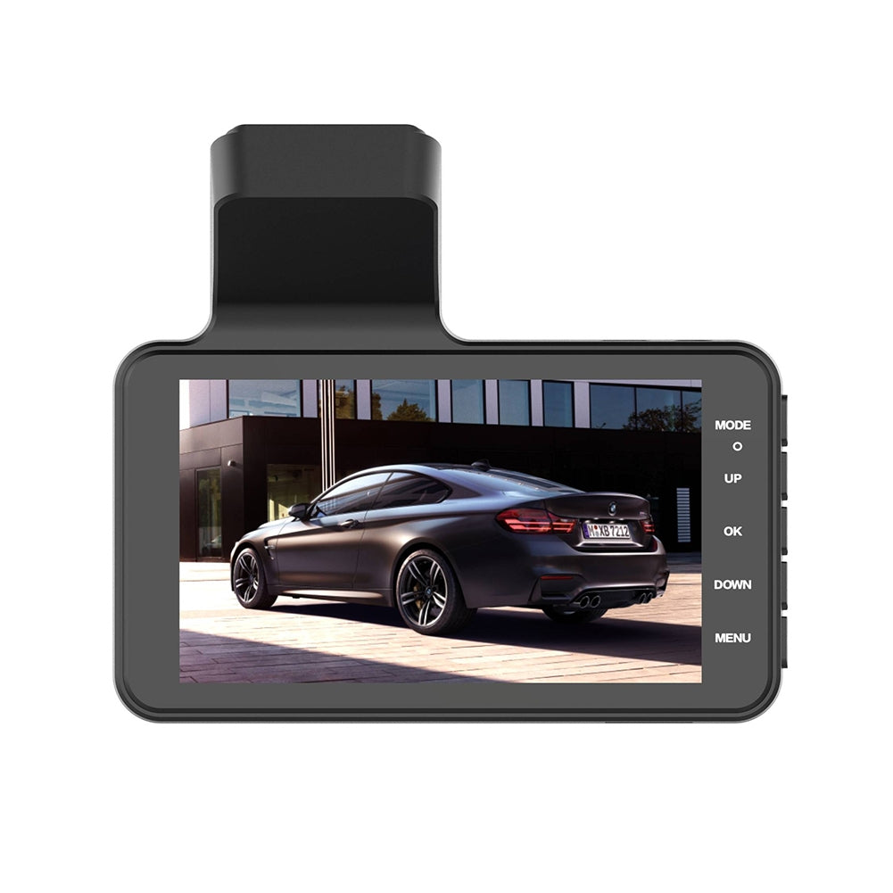 4-inch Large Screen Driving Recorder Hd 1080p Front And Rear Dual Recording Reversing Camera Dual Lens Vehicle Dash Cam black - Premium Car Rear View Camera from Rapidvehicles - Just $47.23! Shop now at Rapidvehicles