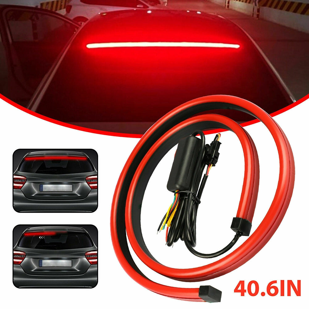 US Car High Mounted Brake Light Strip Rear Glass Led Decorative Lamp Streamer Warning Lights Driving Turn red light - Premium Automotive from Rapidvehicles - Just $46.39! Shop now at Rapidvehicles