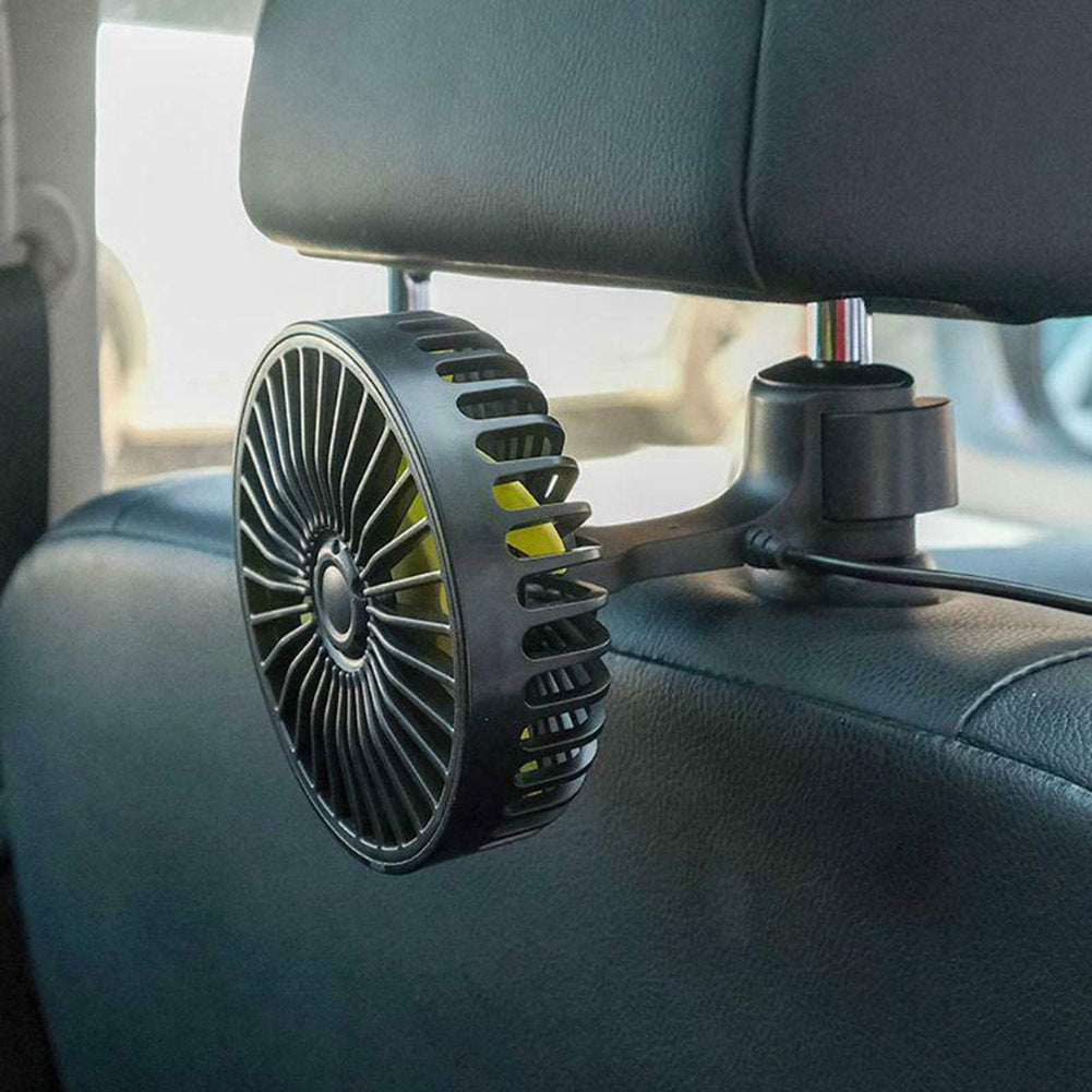 Usb Car Headrest Fan Mini Rear Seat 3-speed Adjustable Air - Premium Other Car Electronics from Rapidvehicles - Just $27.99! Shop now at Rapidvehicles