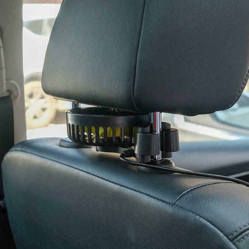 Usb Car Headrest Fan Mini Rear Seat 3-speed Adjustable Air - Premium Other Car Electronics from Rapidvehicles - Just $27.99! Shop now at Rapidvehicles