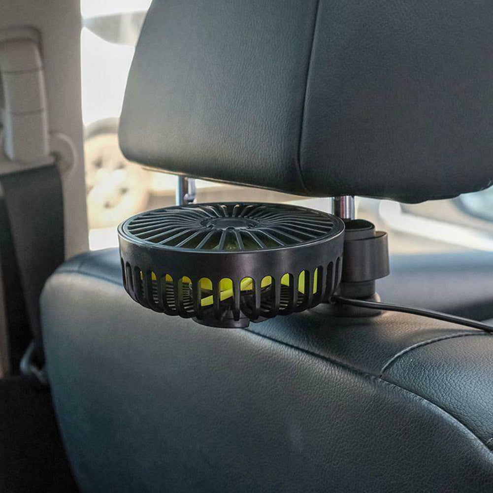 Usb Car Headrest Fan Mini Rear Seat 3-speed Adjustable Air - Premium Other Car Electronics from Rapidvehicles - Just $27.99! Shop now at Rapidvehicles