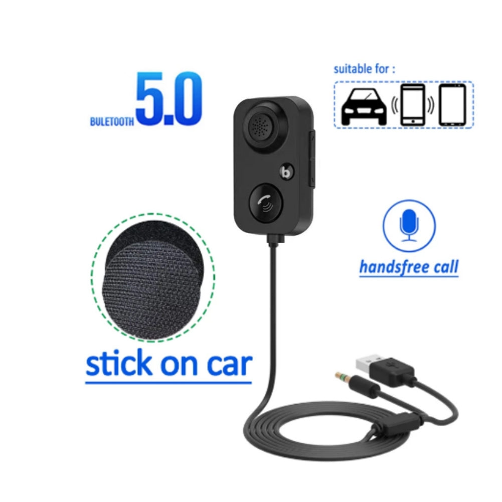 Wireless Car Receiver Bluetooth 5.0 Audio Aux Adapter Kit - Premium Other Car Electronics from Rapidvehicles - Just $17.99! Shop now at Rapidvehicles