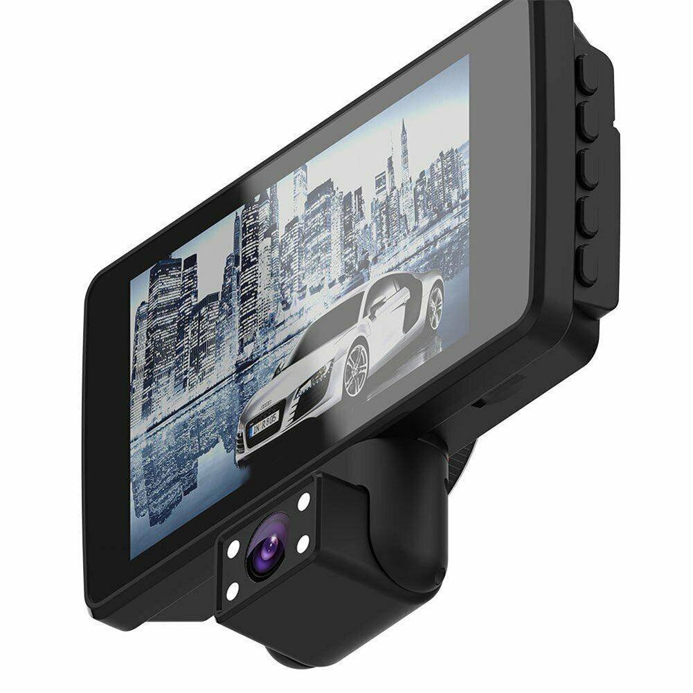 Dual Lens Car Dvr Dash Cam Video Recorder G-sensor HD 1080P Night Vision Parking Monitor Black - Premium Car Rear View Camera from Rapidvehicles - Just $51.77! Shop now at Rapidvehicles