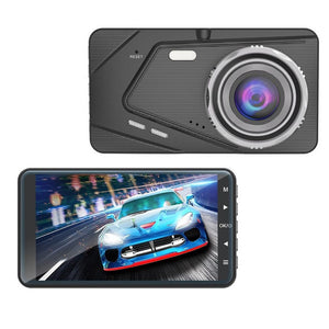 Dual Lens Car DVR Dash Cam 4-inch Ips 1080p Hd Display Dual Driving Recorder button version - Premium Car Rear View Camera from Rapidvehicles - Just $54.49! Shop now at Rapidvehicles