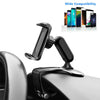 Universal Car Dashboard Mount Holder Snap-on Phone Rack Rotating Black - Premium Car Mounts & Holders from Rapidvehicles - Just $15.99! Shop now at Rapidvehicles