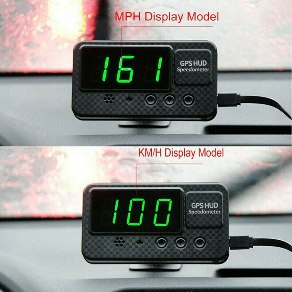 C60s Car Digital Gps Speedometer Odometer Hud Head-up Display Overspeed Warning Alarm Black - Premium Other Car Electronics from Rapidvehicles - Just $40.98! Shop now at Rapidvehicles