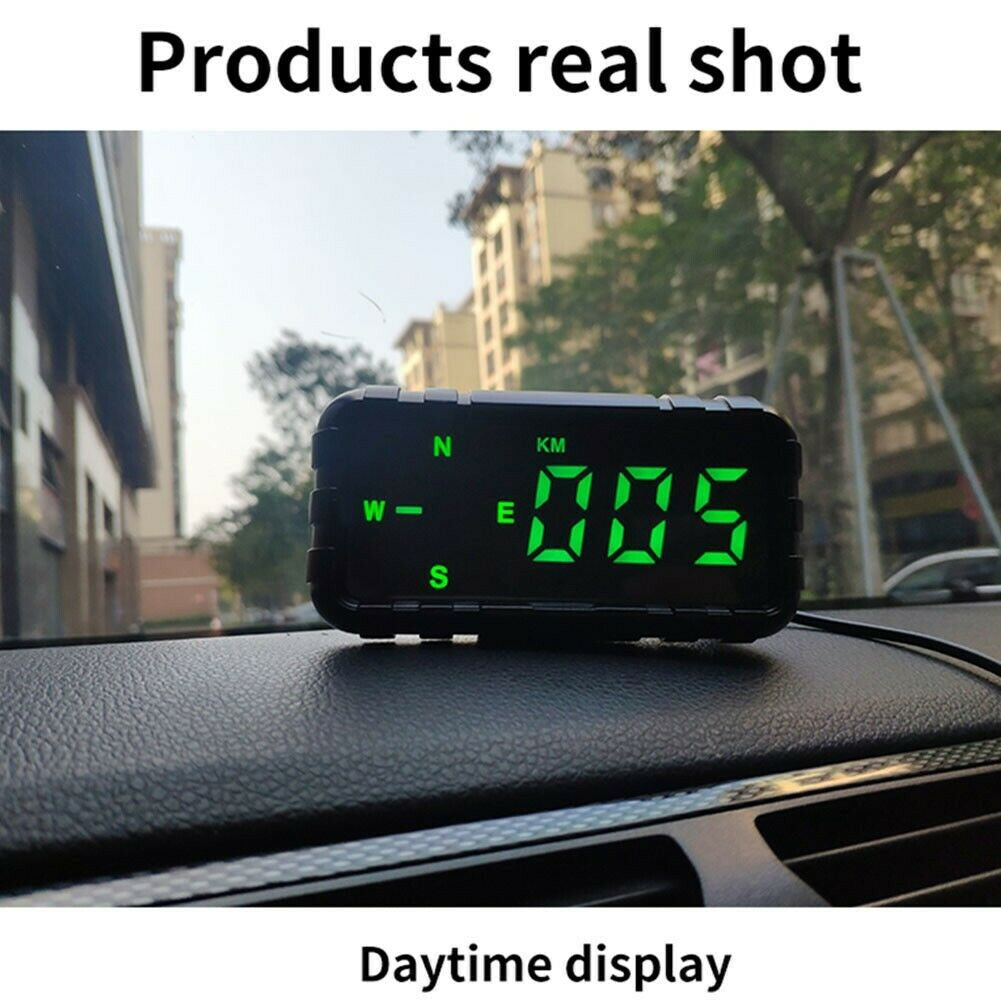 Hud Speed Odometer Mileage Car Head Up Display Compass Gps - Premium Other Car Electronics from Rapidvehicles - Just $58.99! Shop now at Rapidvehicles