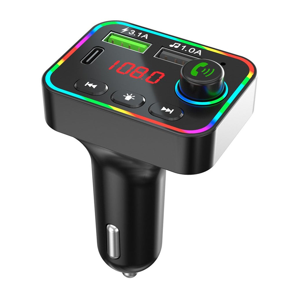 Usb Car Charger FM Transmitter Bluetooth 5.0 Black - Premium Car Chargers from Rapidvehicles - Just $17.99! Shop now at Rapidvehicles