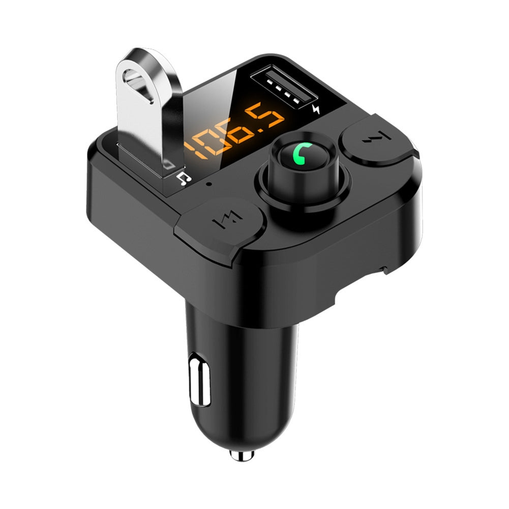 Car Wireless FM Transmitter Bluetooth 5.0 Black - Premium Car Chargers from Rapidvehicles - Just $20.99! Shop now at Rapidvehicles