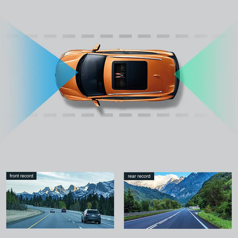 Dash Cam 4k Dual Lens Front Rear Dual Recording Camera Night - Premium Car Rear View Camera from Rapidvehicles - Just $139.99! Shop now at Rapidvehicles