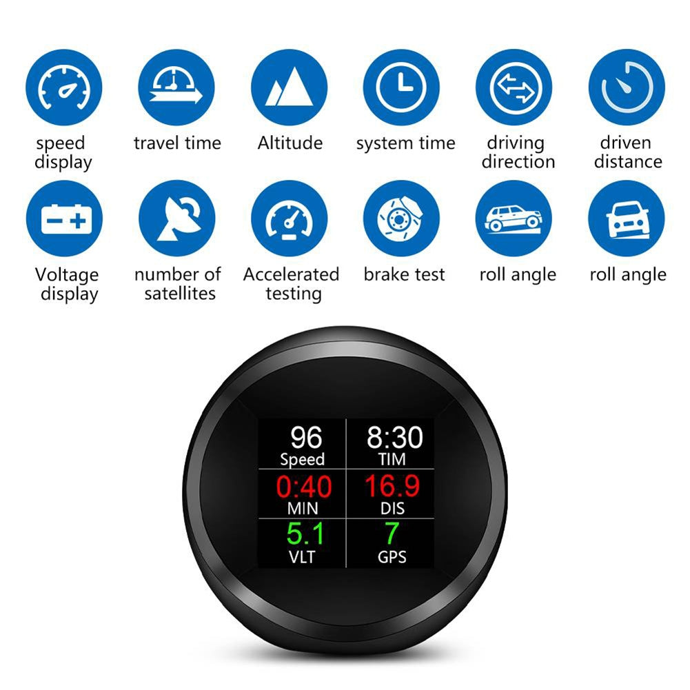 G11 Car Smart Diagnostic Tool Universal HD Head-up Display Smart Digital Speedometer Black - Premium Other Car Electronics from Rapidvehicles - Just $60.02! Shop now at Rapidvehicles