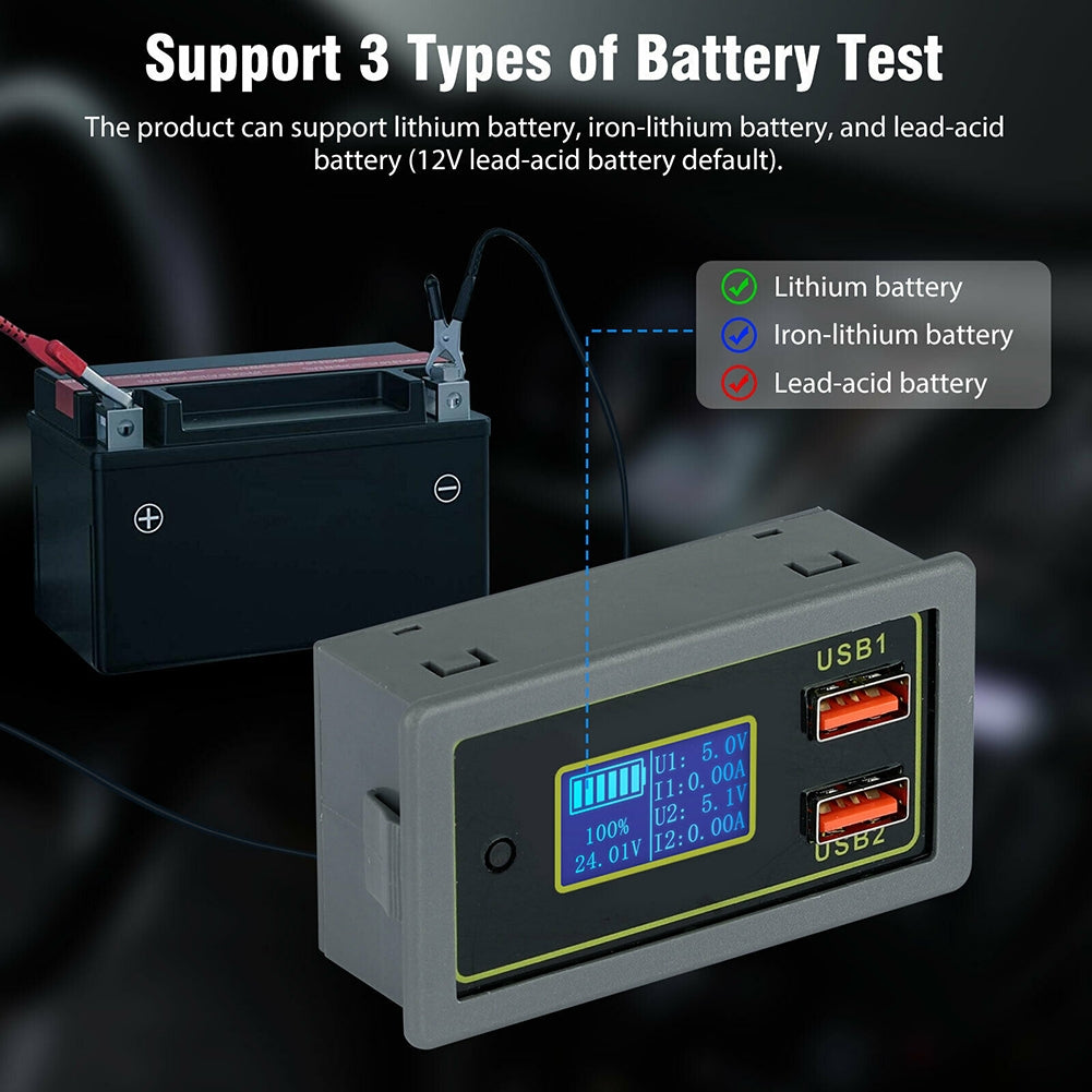 Car Automotive Voltmeter 12v 24v Dual Usb Led Digital Display - Premium Other Car Electronics from Rapidvehicles - Just $35.99! Shop now at Rapidvehicles