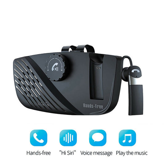 2-in-1 Handsfree Speakerphone Car Kit Sun Visor Wireless - Premium Car Organizers from Rapidvehicles - Just $46.99! Shop now at Rapidvehicles