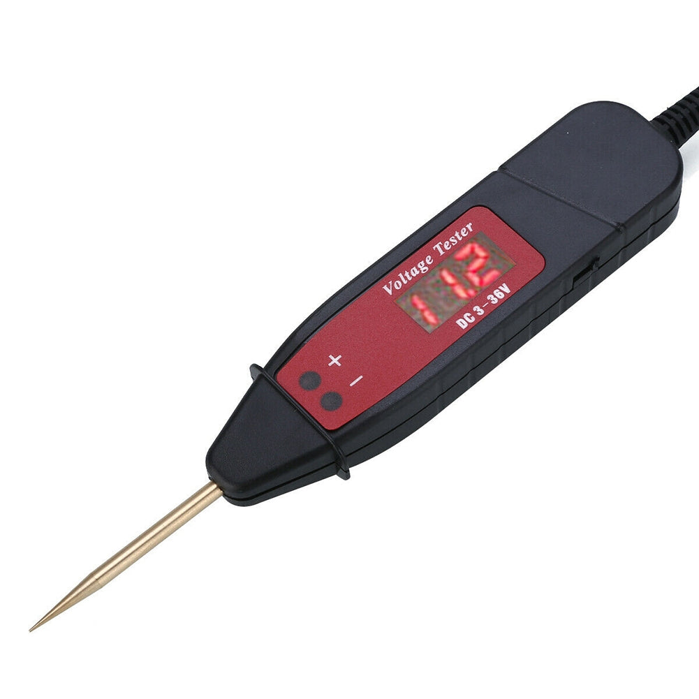 Car Digital LCD Display Circuit Test Pen Probe Detector Tester Black - Premium OBD & Diagnostic Tools from Rapidvehicles - Just $30.99! Shop now at Rapidvehicles