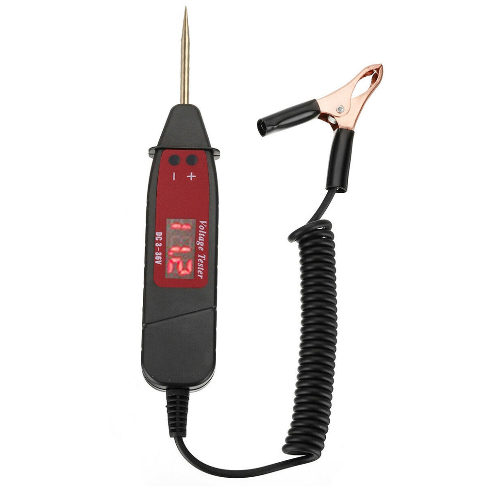 Car Digital LCD Display Circuit Test Pen Probe Detector Tester Black - Premium OBD & Diagnostic Tools from Rapidvehicles - Just $30.99! Shop now at Rapidvehicles