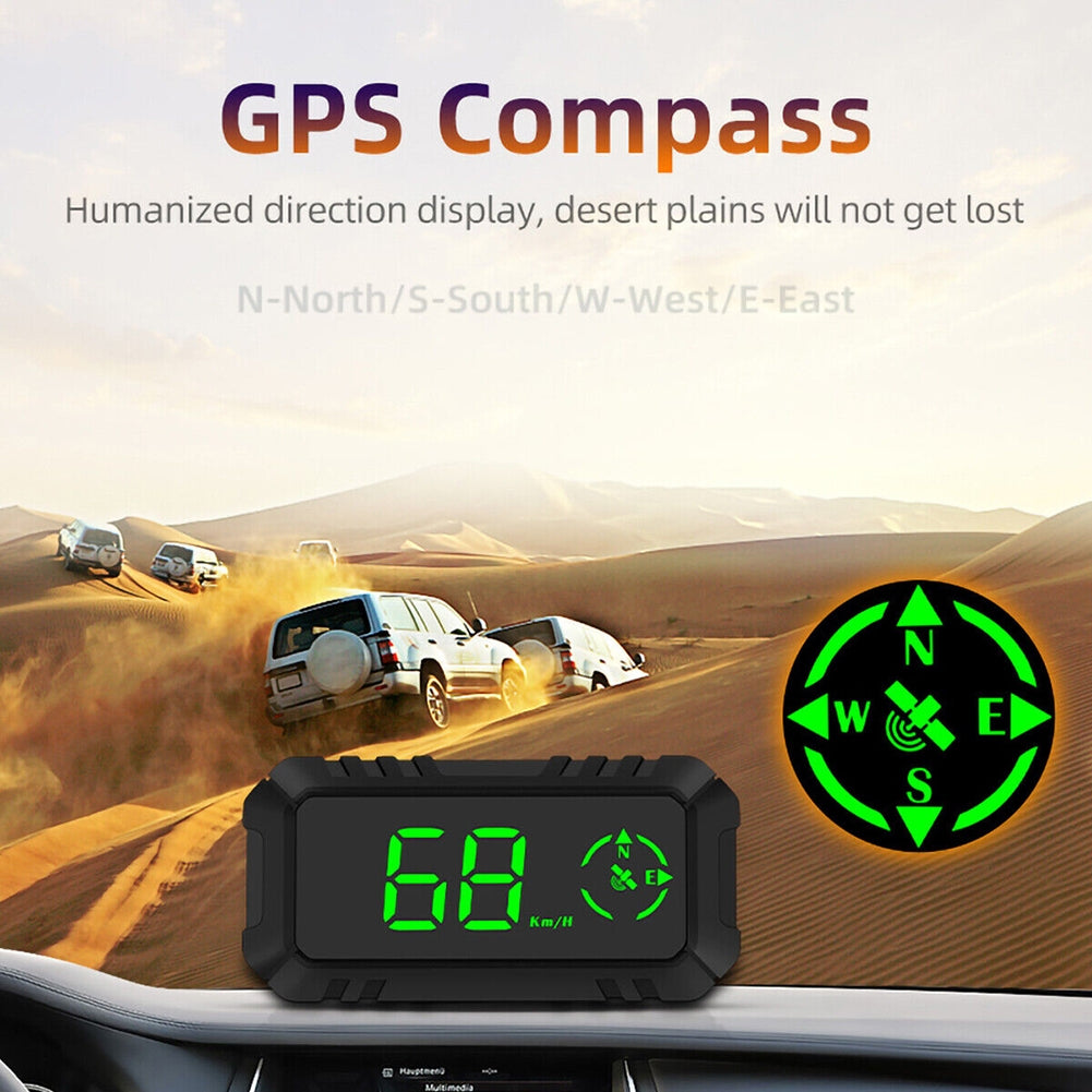 G7 Car Hud GPS Head Up Display Projector Digital Overspeed Warning Alarm Black - Premium Other Car Electronics from Rapidvehicles - Just $44.98! Shop now at Rapidvehicles