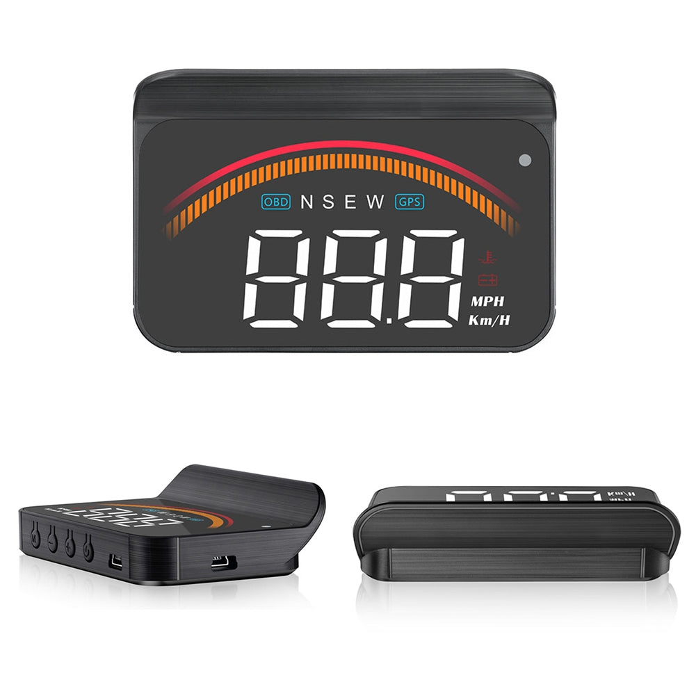 Car Hud Head-up Display Universal Obd Wireless Display HD Alarm Monitor Black - Premium Other Car Electronics from Rapidvehicles - Just $51.38! Shop now at Rapidvehicles