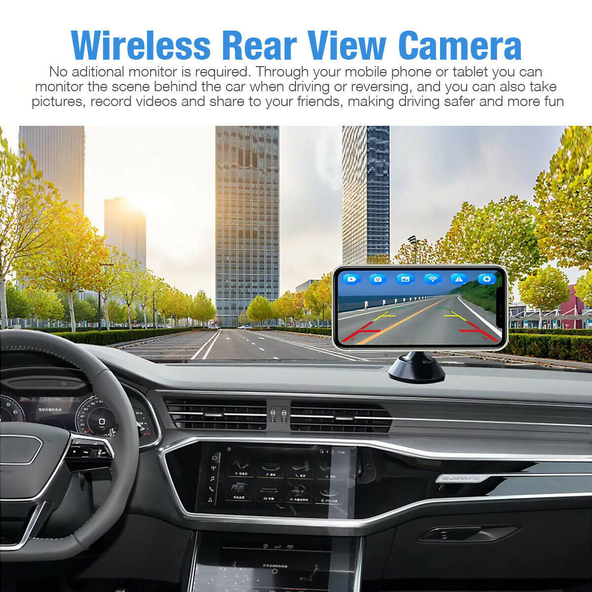 Backup Camera Wifi Wireless Transmission HD Waterproof Driving - Premium Car Rear View Camera from Rapidvehicles - Just $55.79! Shop now at Rapidvehicles