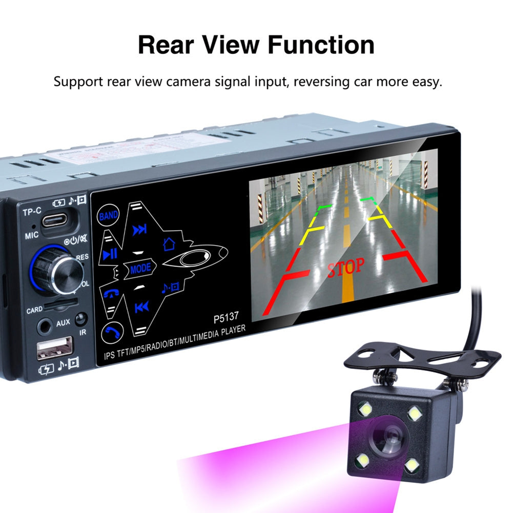 Car Radio 3.8-inch Ips Full Touch-screen Mp5 Player Pm3 Bluetooth - Premium Car Rear View Camera from Rapidvehicles - Just $88.99! Shop now at Rapidvehicles