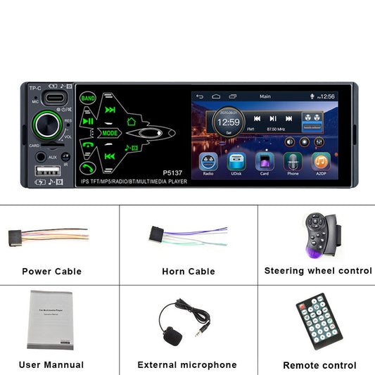 Car Radio 3.8-inch Ips Full Touch-screen Mp5 Player Pm3 Bluetooth - Premium Car Rear View Camera from Rapidvehicles - Just $82.99! Shop now at Rapidvehicles