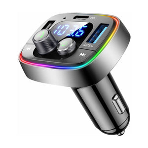 Car Adapter Wireless FM Radio Transmitter Bluetooth 5.0  Black - Premium Car Chargers from Rapidvehicles - Just $35.99! Shop now at Rapidvehicles