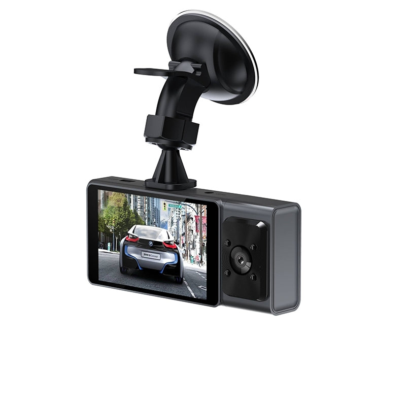 Hd 1080p Car 3-lens Dash Cam Driving Recorder Front/Rear/Inside - Premium Car DVR from Rapidvehicles - Just $68.99! Shop now at Rapidvehicles