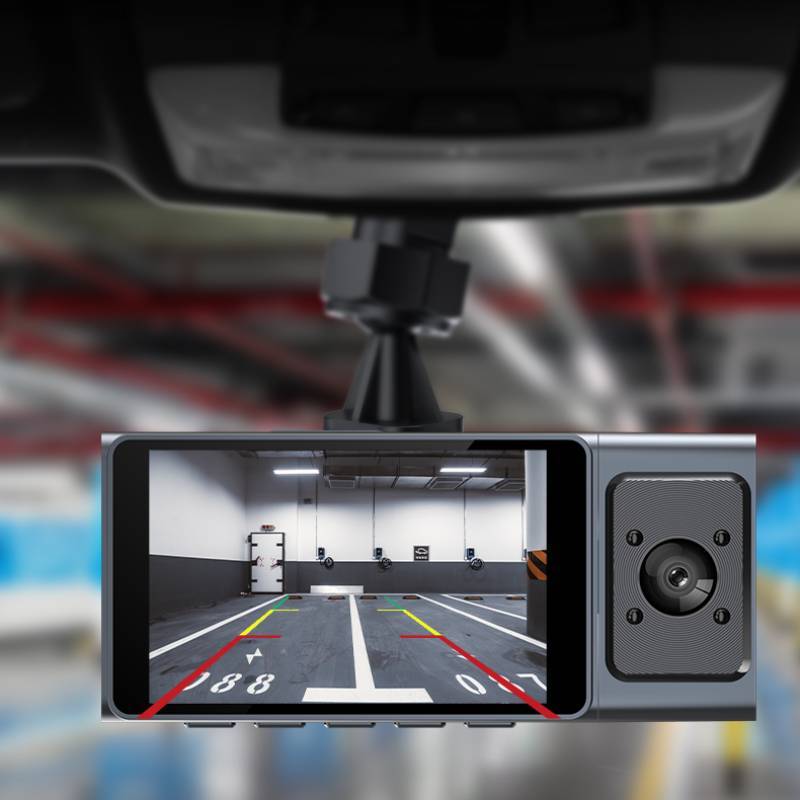 Hd 1080p Car 3-lens Dash Cam Driving Recorder Front/Rear/Inside - Premium Car DVR from Rapidvehicles - Just $68.99! Shop now at Rapidvehicles