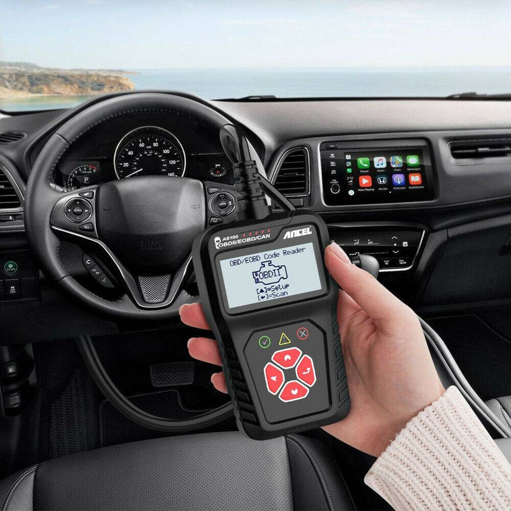 Ancel As100 Obd2 Scanner Car Check Engine Fault Detector Code Reader Diagnostic Tool Black - Premium OBD & Diagnostic Tools from Rapidvehicles - Just $44.99! Shop now at Rapidvehicles