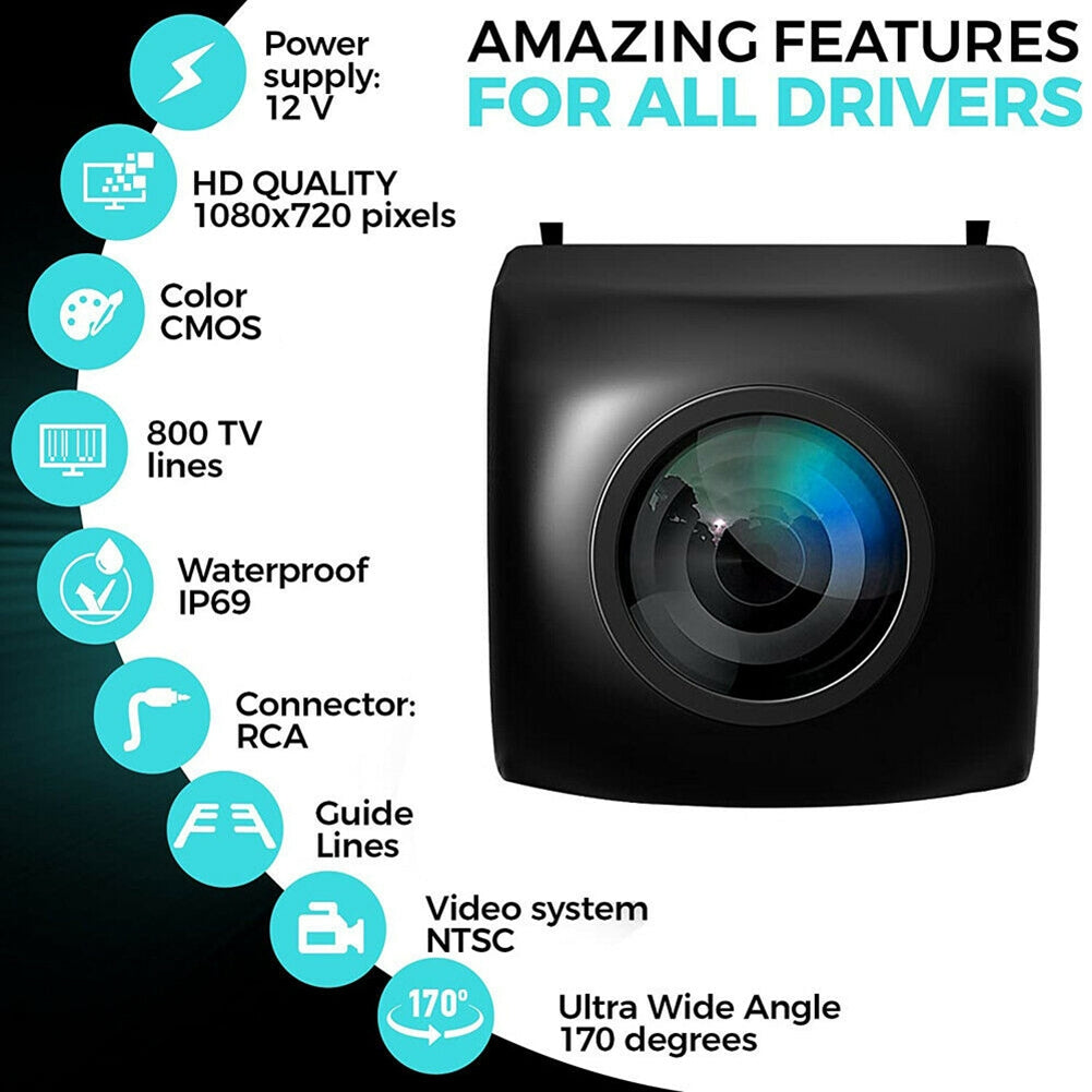 Car Backup Camera Rear View HD Parking System Night Vision with - Premium Car Rear View Camera from Rapidvehicles - Just $70.99! Shop now at Rapidvehicles