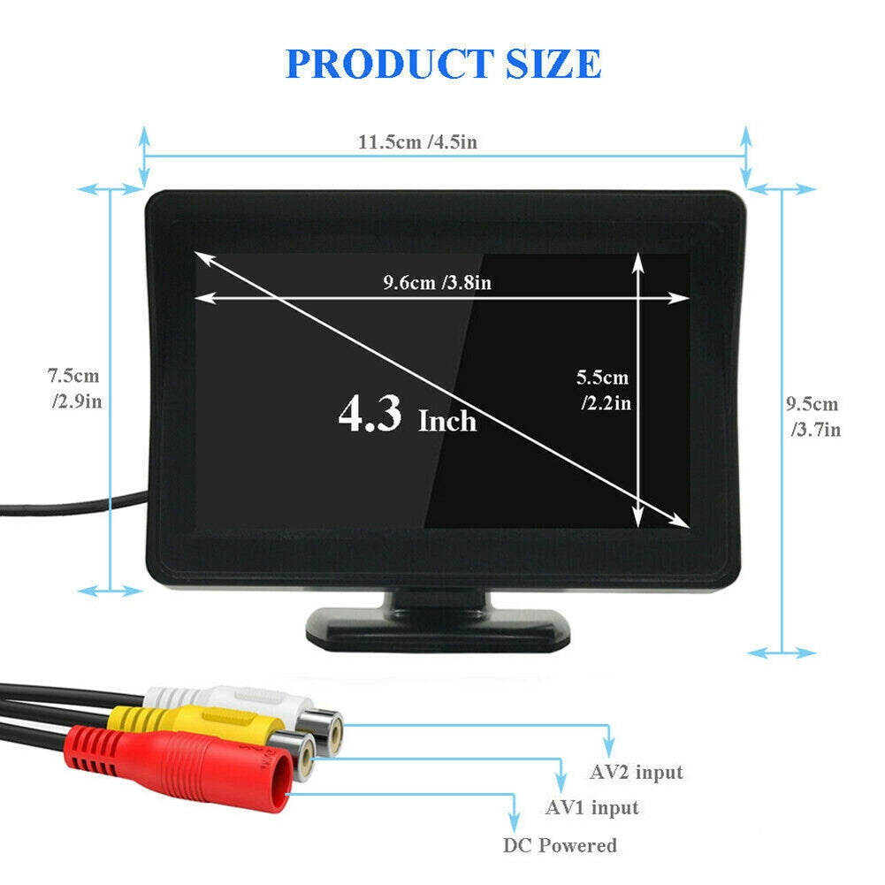 Car Backup Camera Rear View HD Parking System Night Vision with - Premium Car Rear View Camera from Rapidvehicles - Just $70.99! Shop now at Rapidvehicles