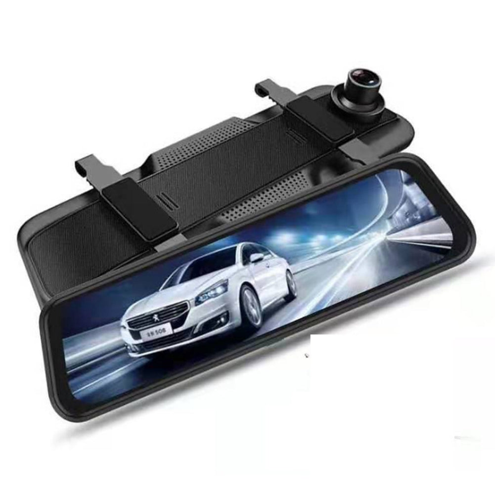 10-inch Streaming Media Rearview Mirror Recorder 1080P HD 2.5d - Premium Car Rear View Camera from Rapidvehicles - Just $100.99! Shop now at Rapidvehicles