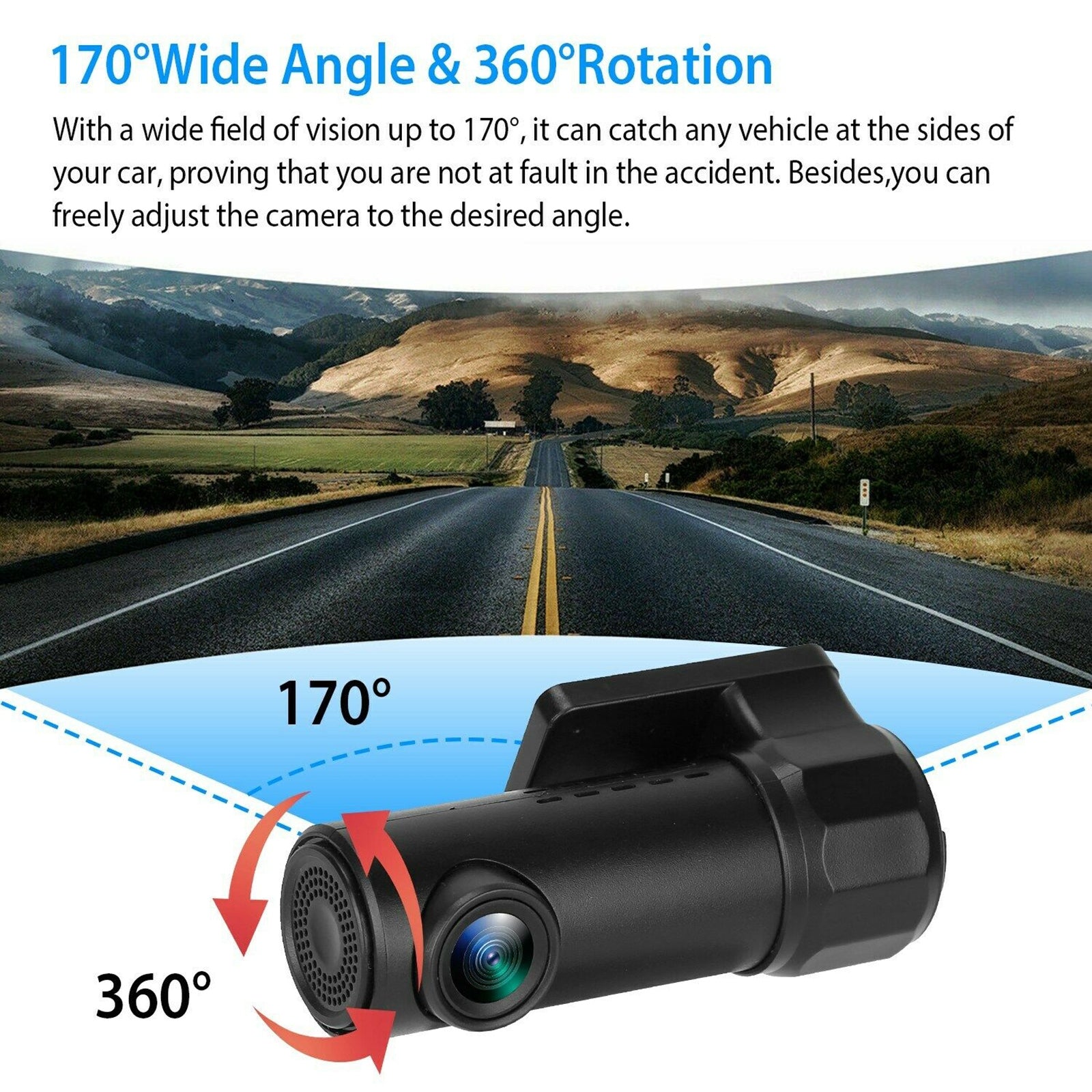 1080P HD Wireless Wifi Car Dvr Camera Dash Cam G-sensor Video - Premium Car Rear View Camera from Rapidvehicles - Just $53.99! Shop now at Rapidvehicles