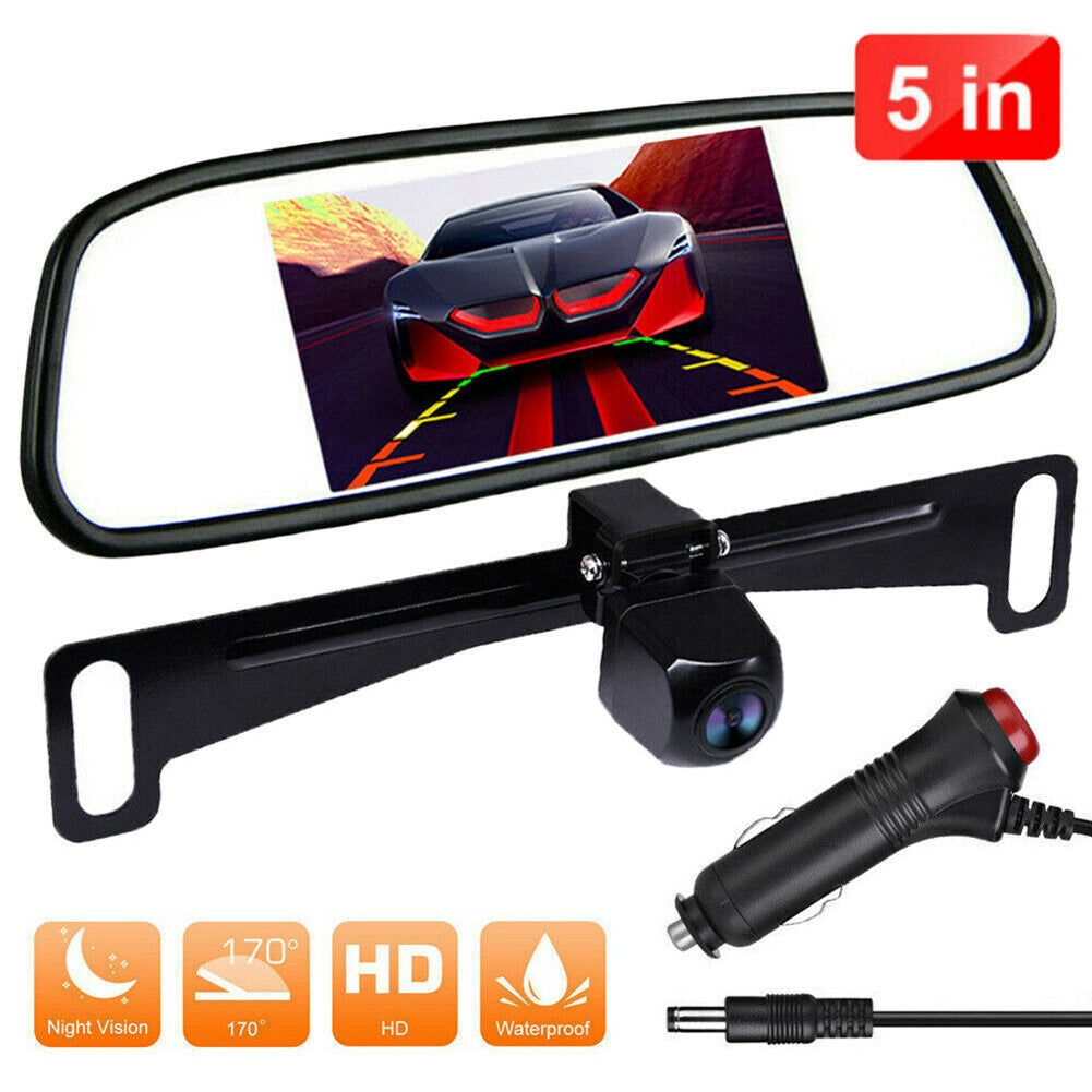 5-inch Mirror Monitor HD Car Backup Camera Rear View System Night - Premium Other Car Electronics from Rapidvehicles - Just $63.99! Shop now at Rapidvehicles