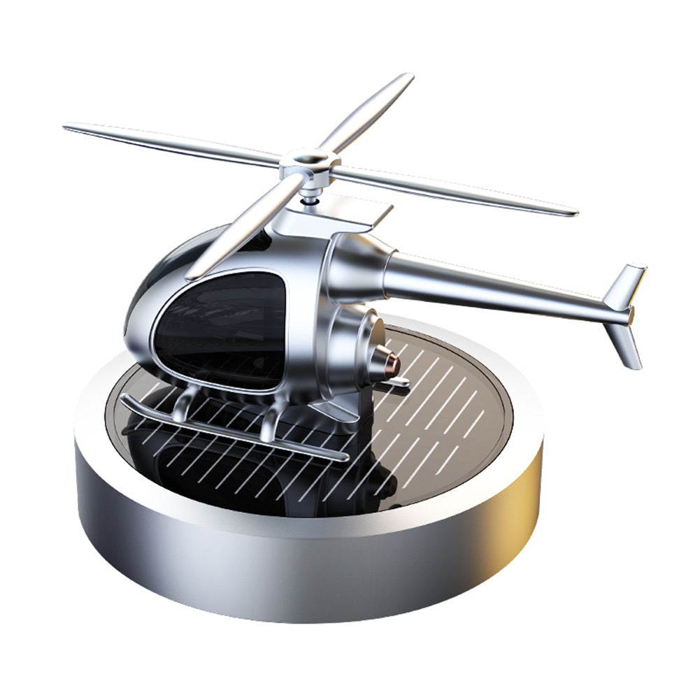 US Air Freshener Helicopter Ornaments Solar Energy Rotating Aromatherapy Diffuser Interior Perfume Supplies Decoration Accessories red - Premium Automotive from Rapidvehicles - Just $46.14! Shop now at Rapidvehicles