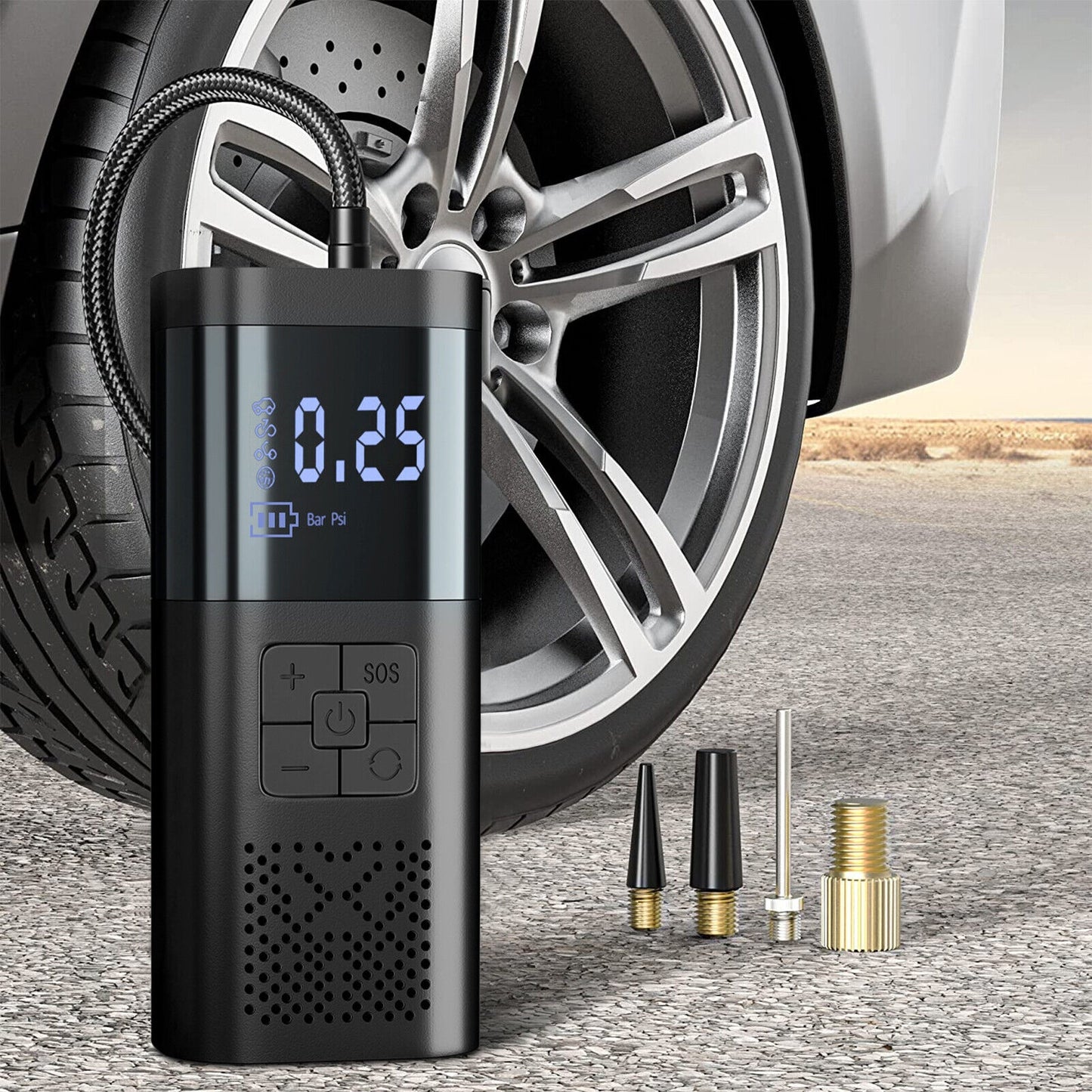 150psi Car Digital Electric Tire Inflator Portable LCD Car - Premium Other Car Electronics from Rapidvehicles - Just $74.99! Shop now at Rapidvehicles