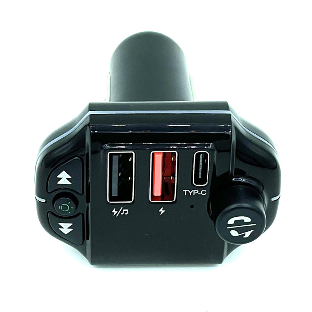 A10 Car Fm Transmitter Wireless Handsfree Receiver Bluetooth 5.0 Black - Premium Car Chargers from Rapidvehicles - Just $24.99! Shop now at Rapidvehicles