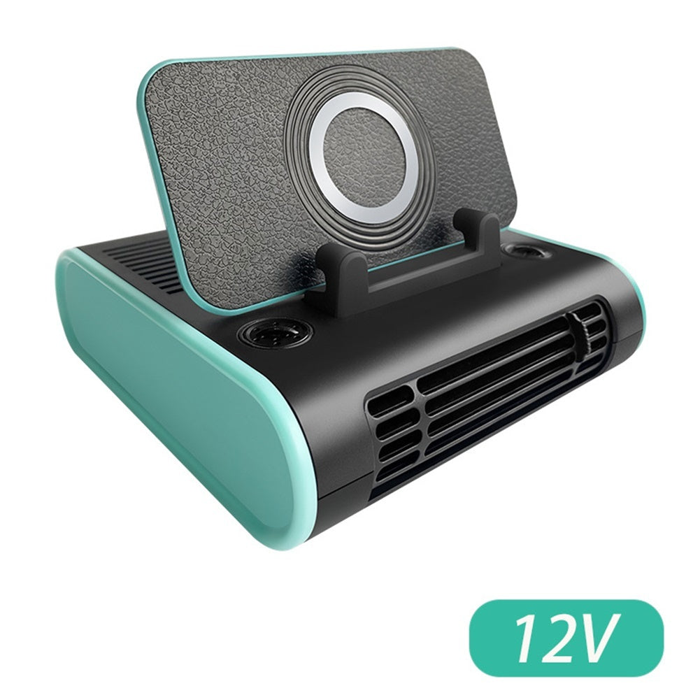 4-in-1 Car Fan Center Console Cooling Fans Wireless Charging - Premium Other Car Electronics from Rapidvehicles - Just $49.99! Shop now at Rapidvehicles