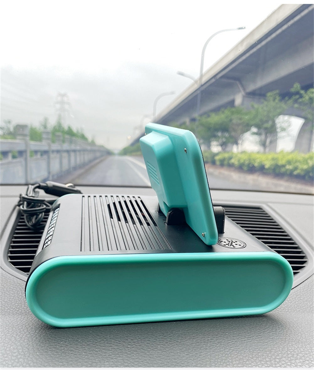 4-in-1 Car Fan Center Console Cooling Fans Wireless Charging - Premium Other Car Electronics from Rapidvehicles - Just $49.99! Shop now at Rapidvehicles