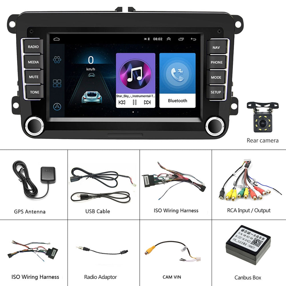 2-din 7-inch Android Car Navigation Central Control Large-screen - Premium Car Rear View Camera from Rapidvehicles - Just $180.99! Shop now at Rapidvehicles