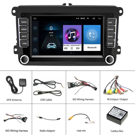 2-din 7-inch Android Car Navigation Central Control Large-screen - Premium Car Rear View Camera from Rapidvehicles - Just $172.99! Shop now at Rapidvehicles