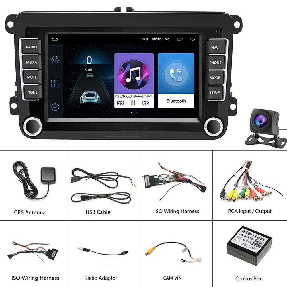 2-din 7-inch Android Car Navigation Central Control Large-screen - Premium Car Rear View Camera from Rapidvehicles - Just $186.99! Shop now at Rapidvehicles