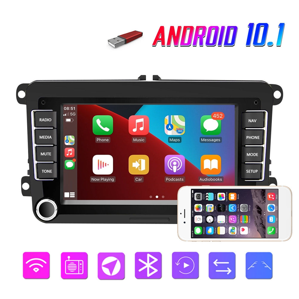 2-din 7-inch Android Car Navigation Central Control Large-screen - Premium Car Rear View Camera from Rapidvehicles - Just $186.99! Shop now at Rapidvehicles