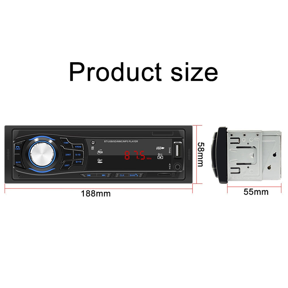 12v Car Multimedia Stereo Bluetooth MP3 Player FM Radio Receiver - Premium Other Car Electronics from Rapidvehicles - Just $47.99! Shop now at Rapidvehicles