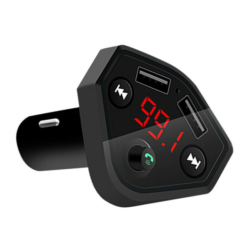 B4 12V 24V Car Cigarette Lighter Socket USB Charger MP3 Player Bluetooth Hands-free Rose Golden - Premium Car Chargers from Rapidvehicles - Just $22.99! Shop now at Rapidvehicles