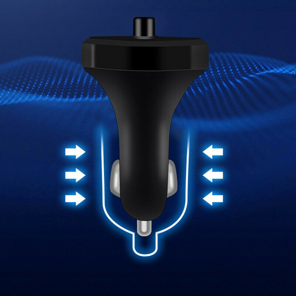 B4 12V 24V Car Cigarette Lighter Socket USB Charger MP3 Player Bluetooth Hands-free Rose Golden - Premium Car Chargers from Rapidvehicles - Just $22.99! Shop now at Rapidvehicles