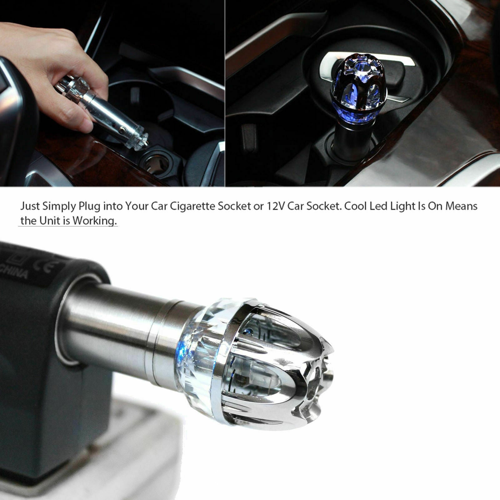 Negative Ion Car Air Purifier Freshening Deodorant Odor Smog - Premium Car Air Purifier from Rapidvehicles - Just $49.99! Shop now at Rapidvehicles