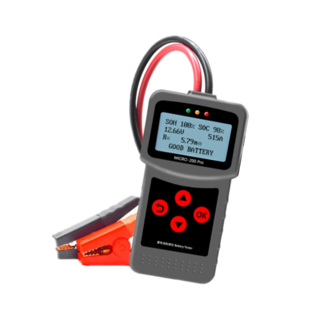 Micro-200 Pro Car Battery Tester 12V 3-220ah Battery Analyzer Charging Test Diagnostic Tool Grey - Premium OBD & Diagnostic Tools from Rapidvehicles - Just $59.99! Shop now at Rapidvehicles