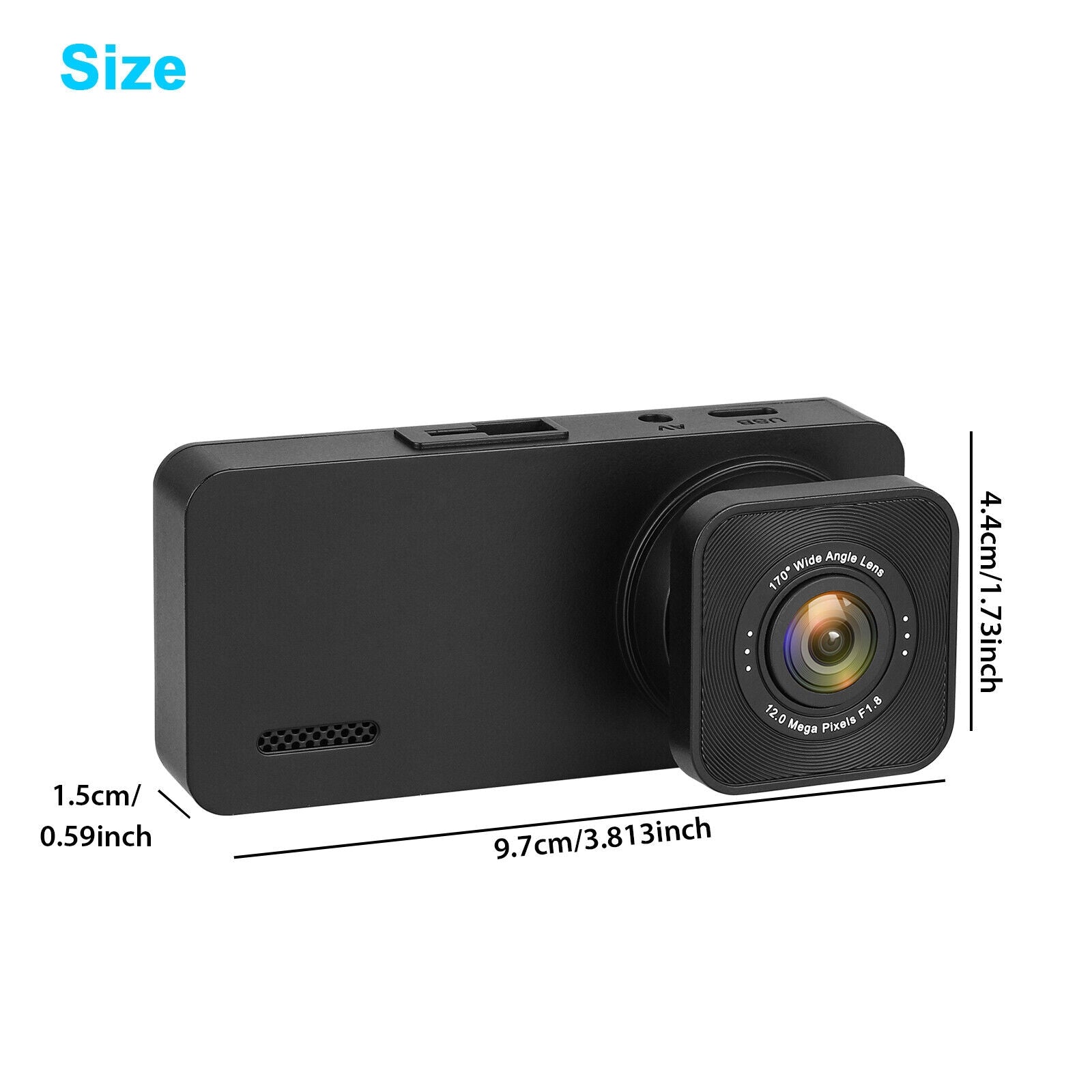 2 Inch 1080p Dash Cam Car DVR Infrared Night Vision Recorder - Premium Car Rear View Camera from Rapidvehicles - Just $76.99! Shop now at Rapidvehicles