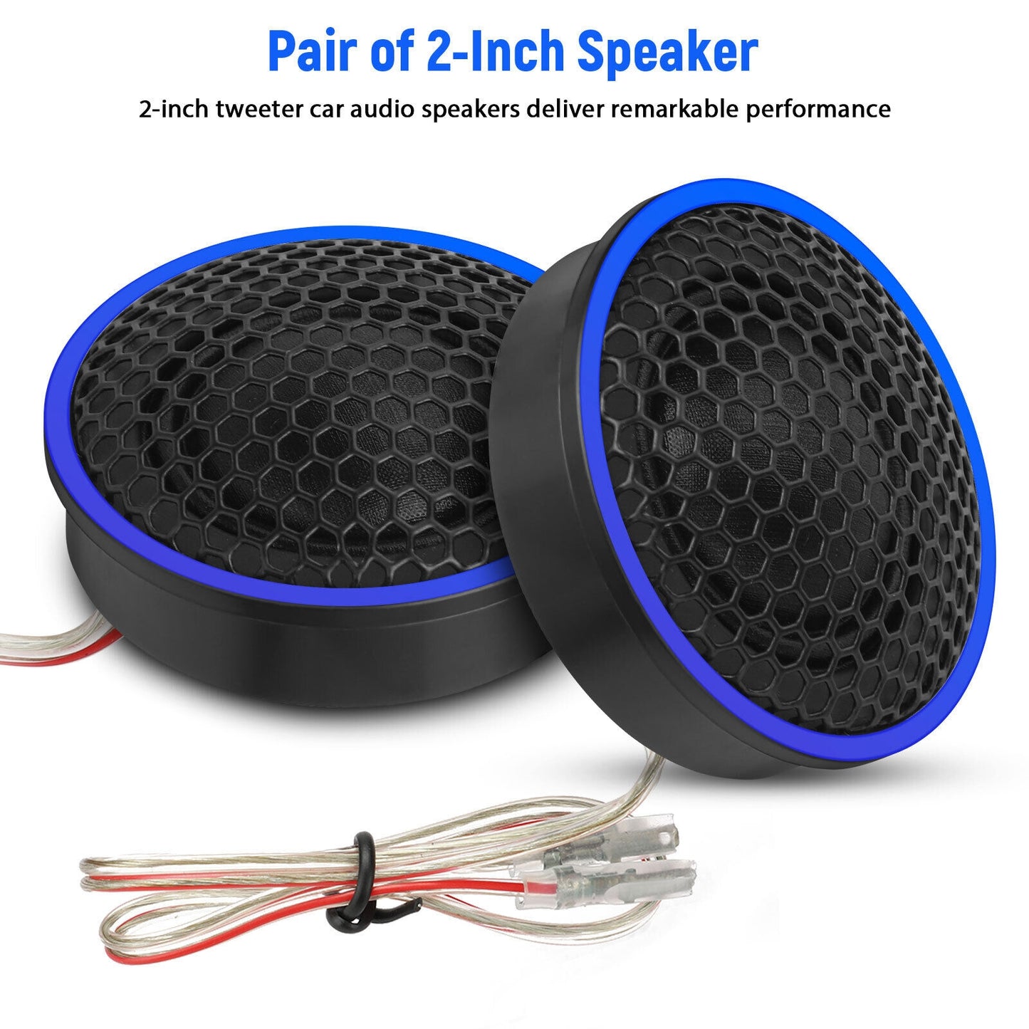 2pcs Car Dome Tweeters 92db Sensitivity High Frequency Audio - Premium Other Car Electronics from Rapidvehicles - Just $51.99! Shop now at Rapidvehicles