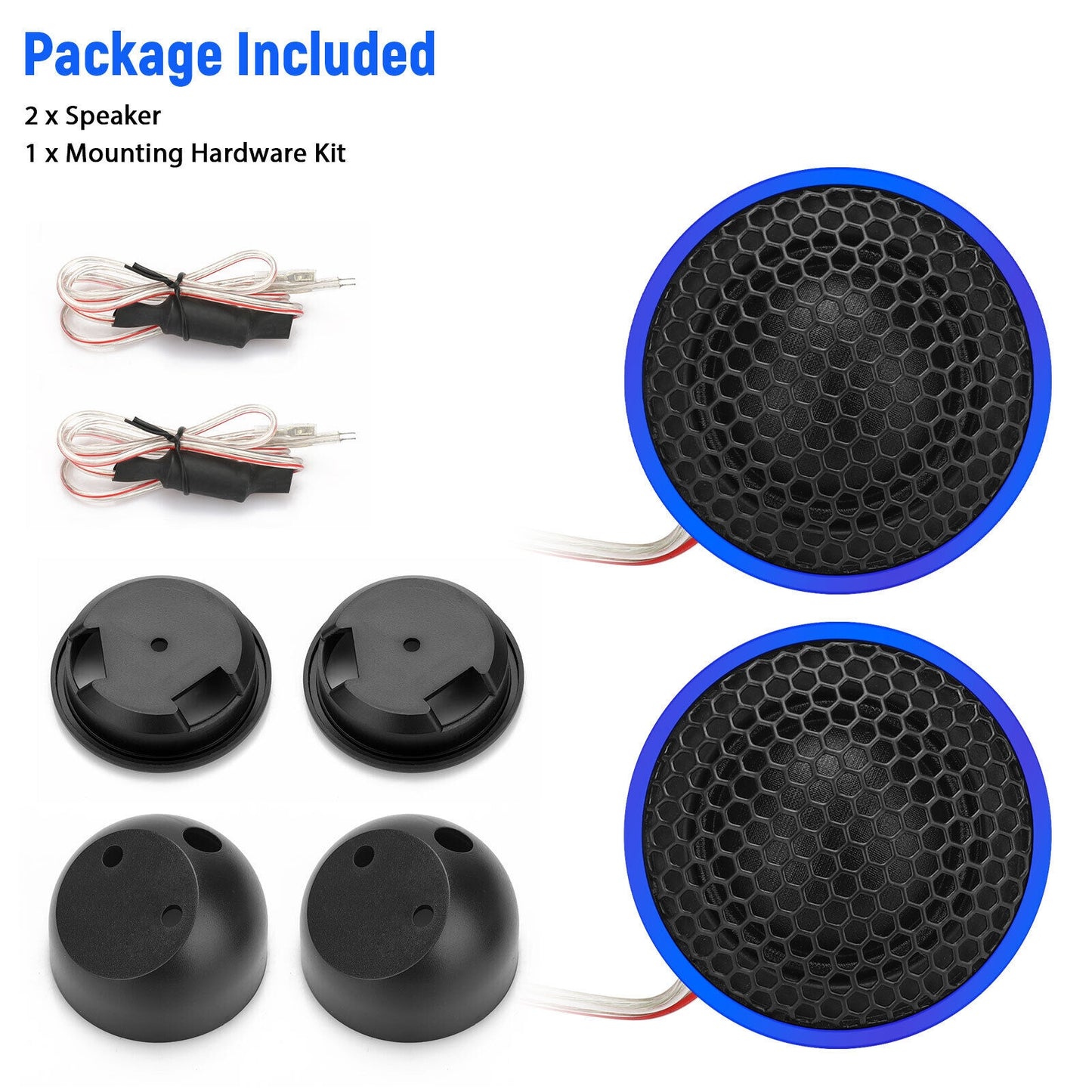 2pcs Car Dome Tweeters 92db Sensitivity High Frequency Audio - Premium Other Car Electronics from Rapidvehicles - Just $51.99! Shop now at Rapidvehicles